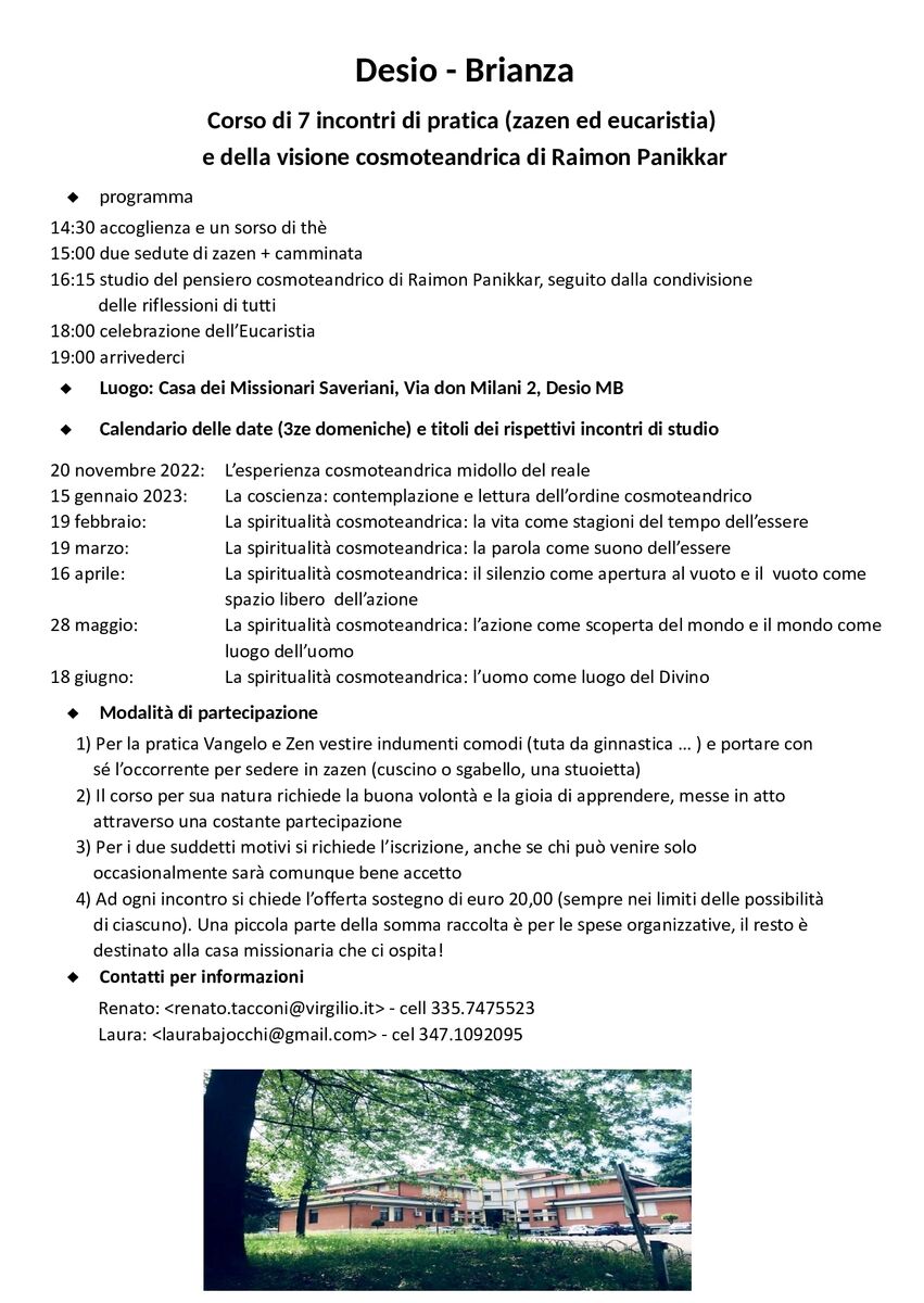Vangelo Zen Desio Brianza
