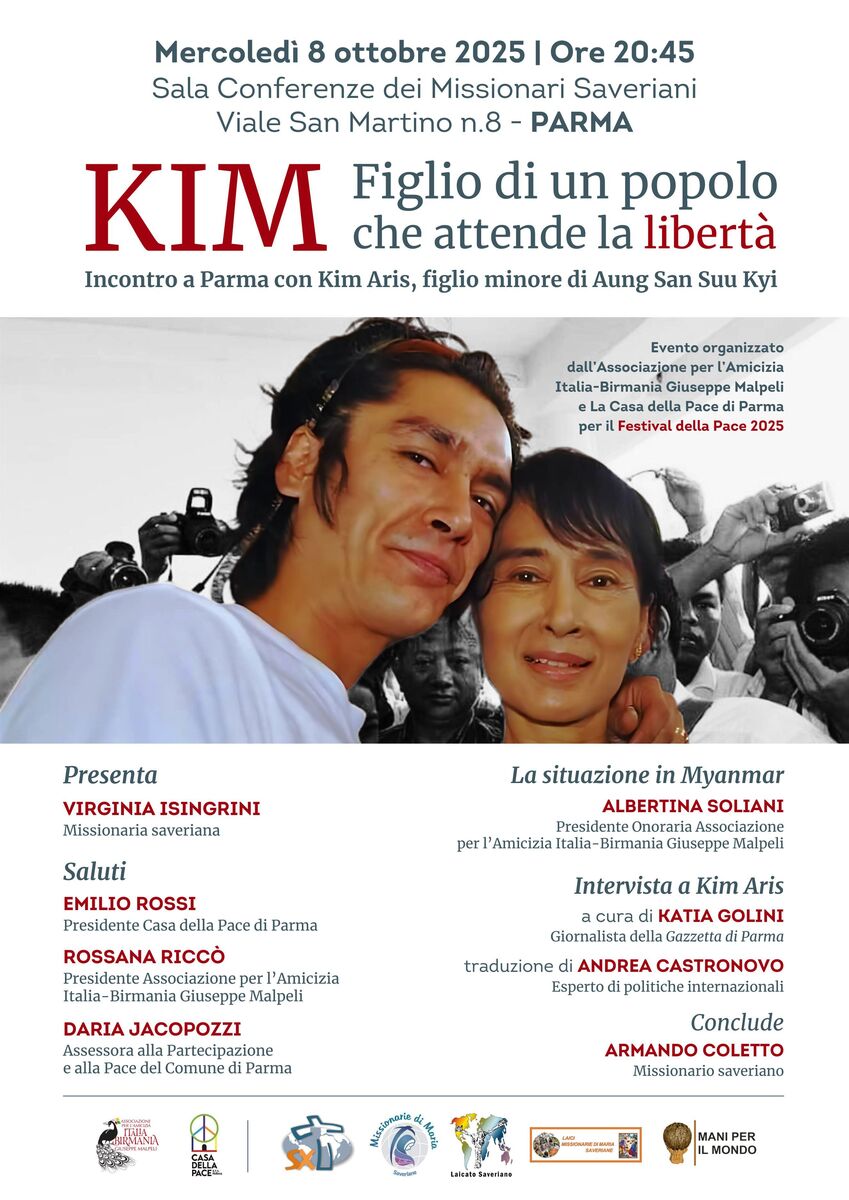 locandina PRESENTAZIONE LIBRI - Kim Aris | Parma, 8 ottobre 2025