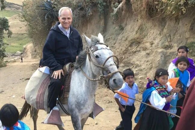papa leone in peru