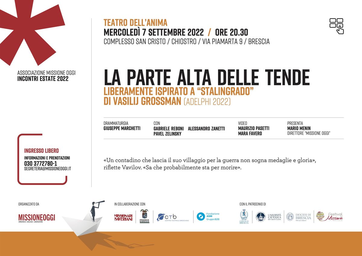 la parte alta delle tende