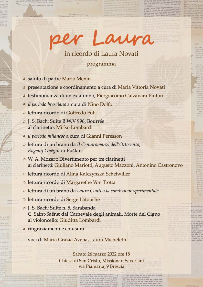 per laura programma 26 3 2022