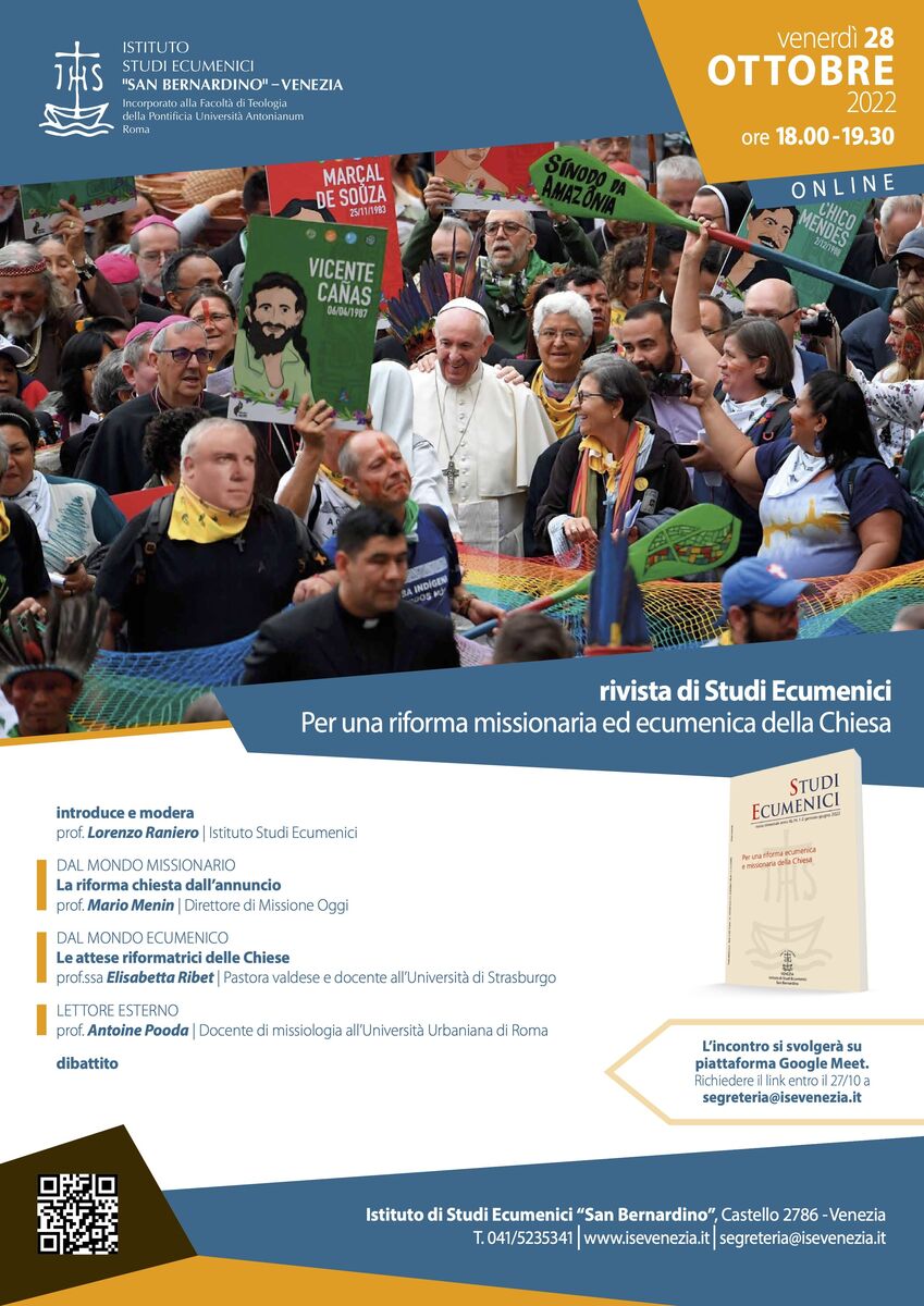 per una riforma missionaria ed ecumenica della chiesa