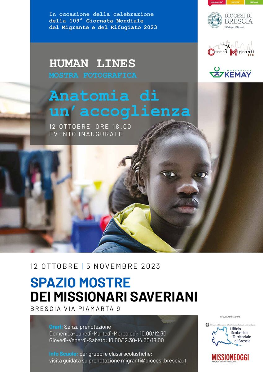 human lines anatomia di una accoglienza mostra