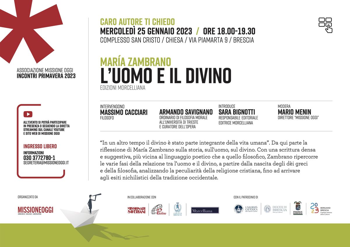 l uomo e il divino locandina
