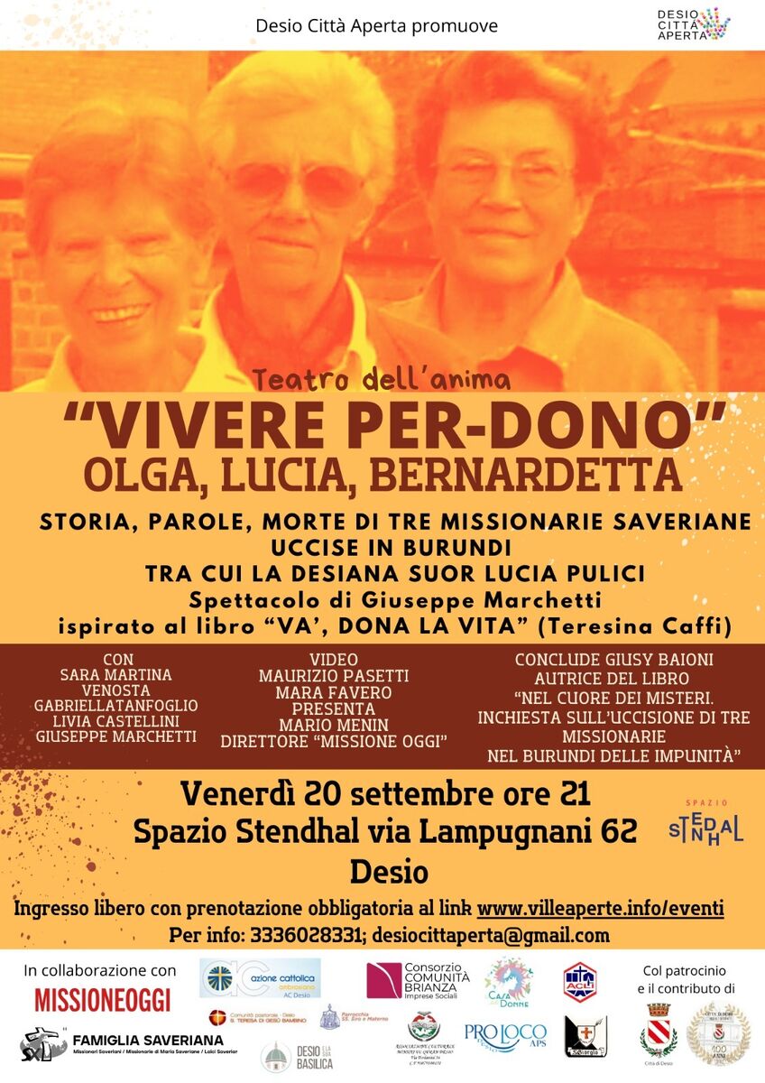 vivere per dono 20 09 2024