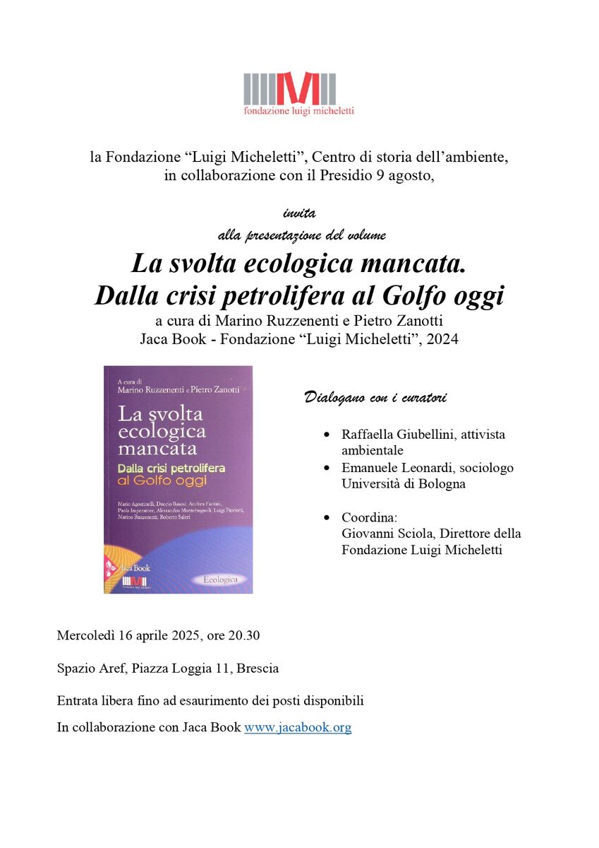 la svolta ecologica mancata