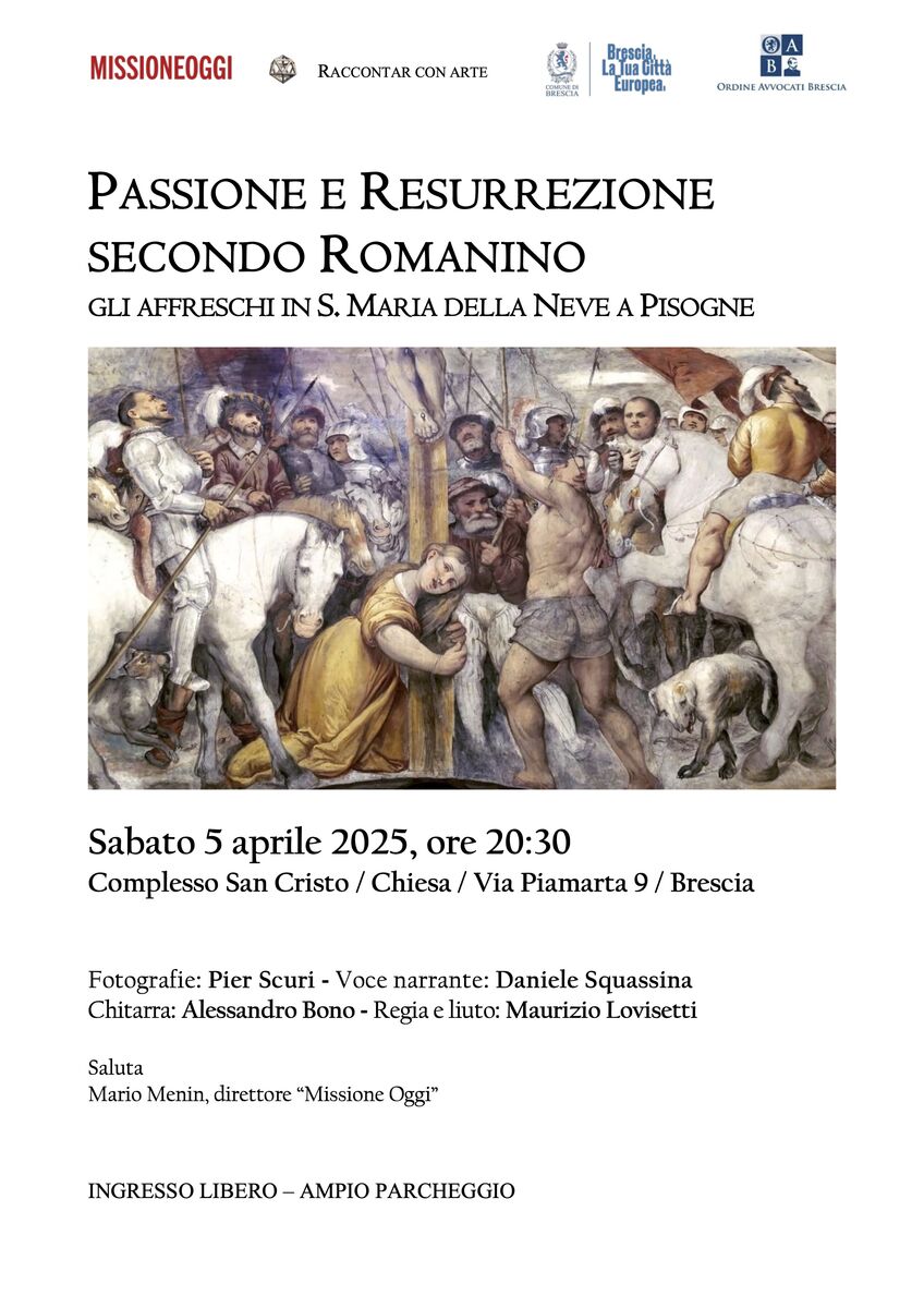 locandina passione e resurrezione secondo romanino