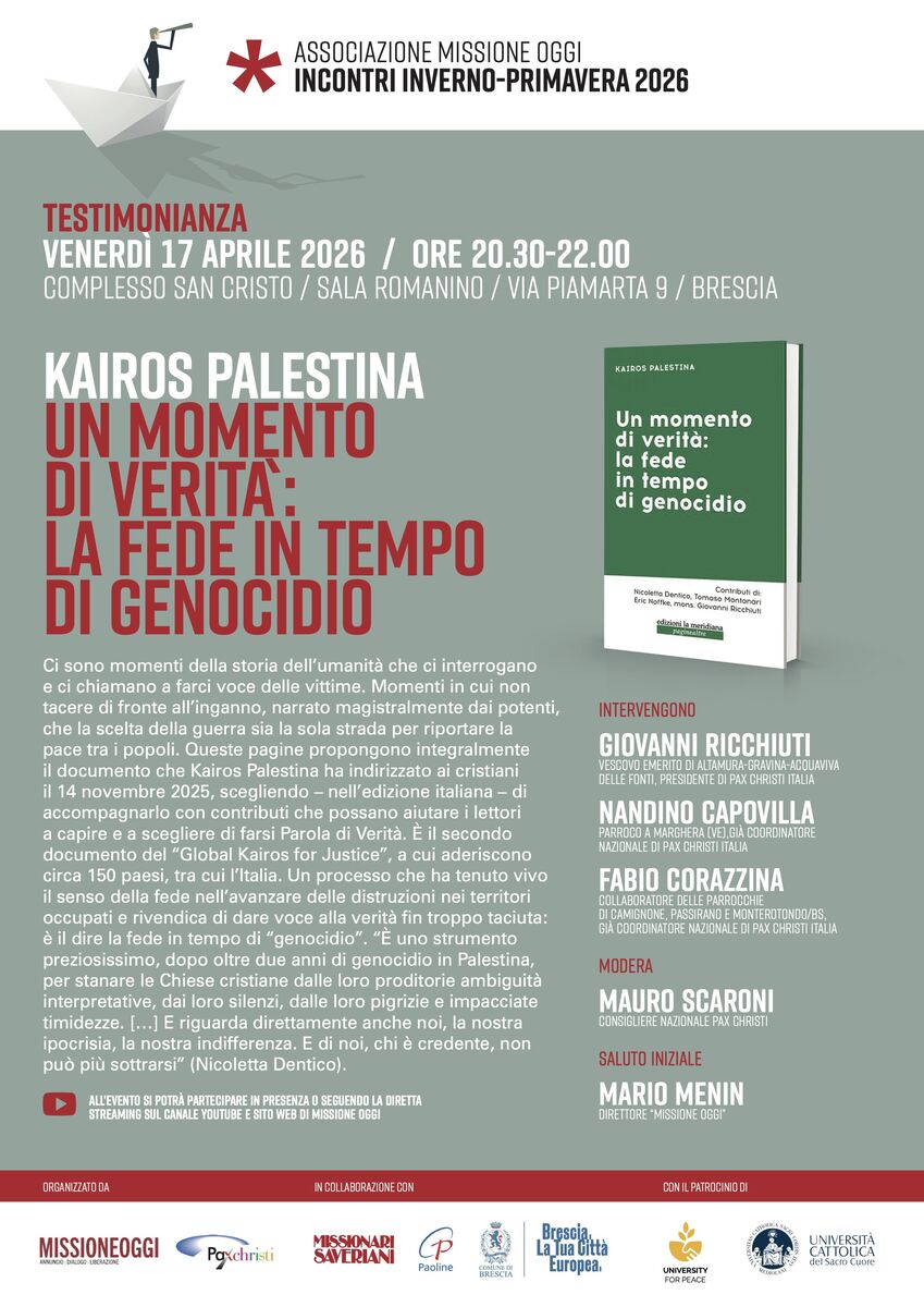 kairos palestina un momento di verità