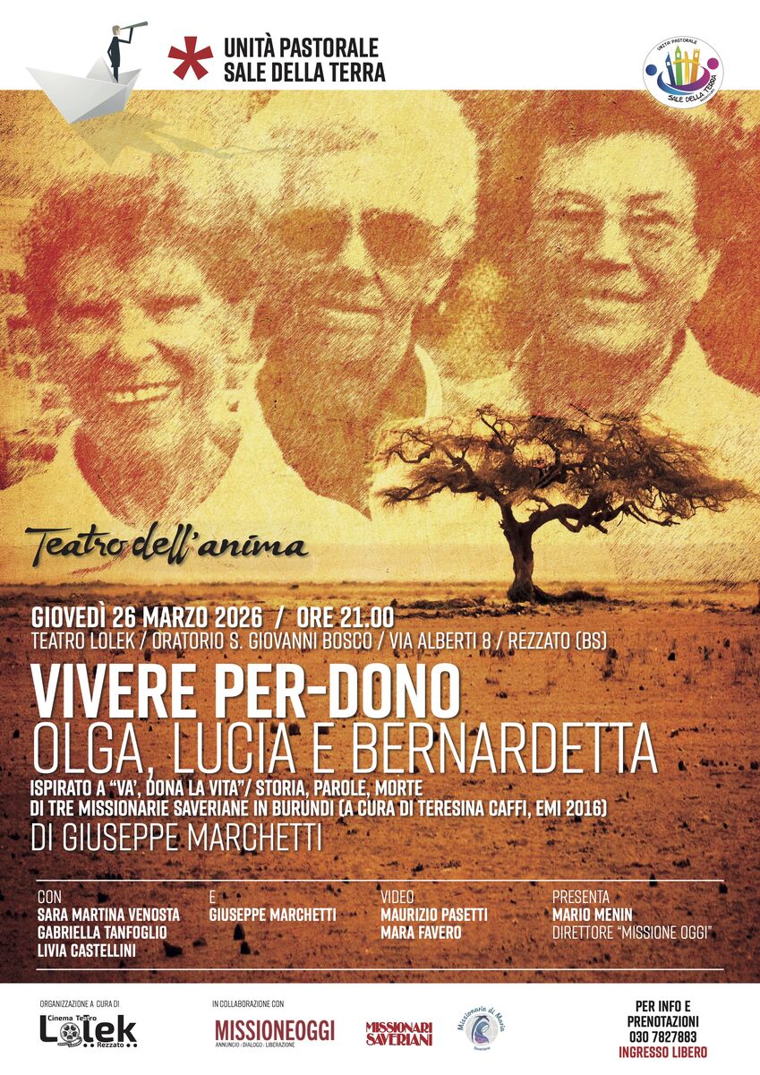 vivere per dono 26 03 2026