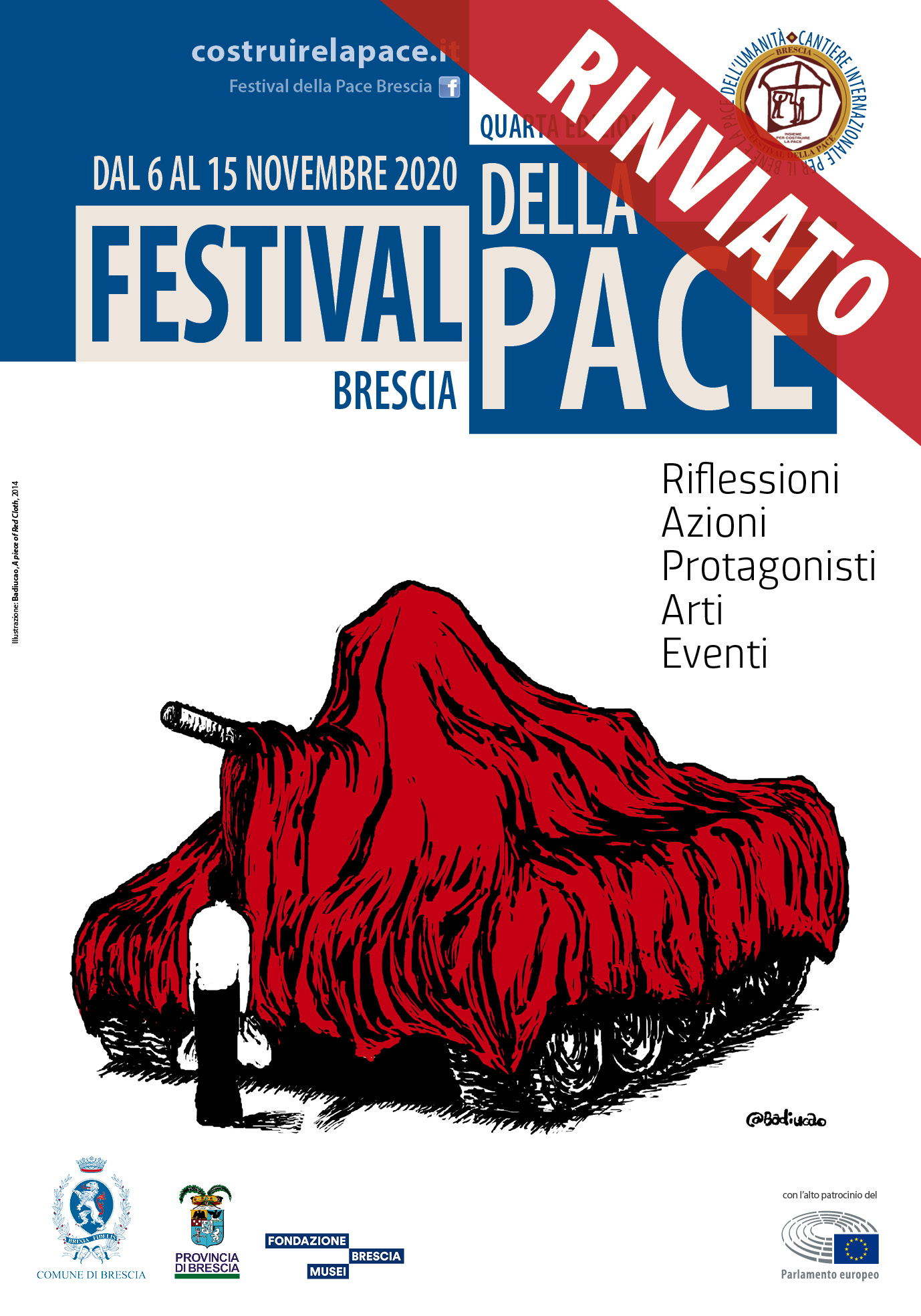 brescia rinviata la iv edizione del festival della pace locandina