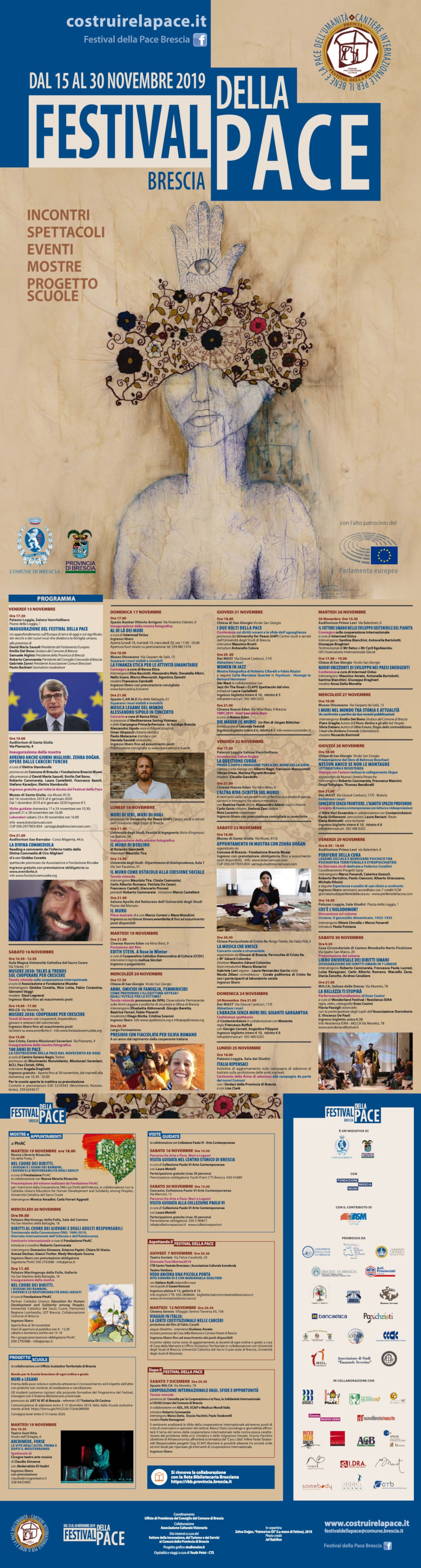 festival della pace 2019 testo