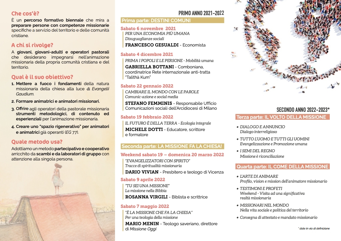 rigenerare il mondo programma
