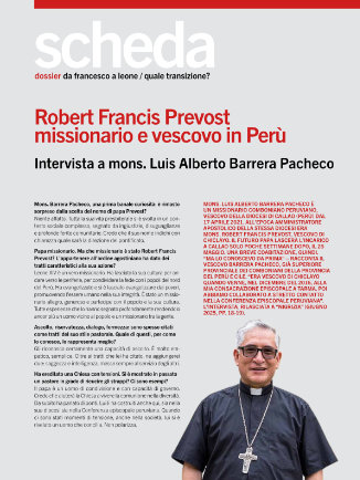 ROBERT FRANCIS PREVOST MISSIONARIO E VESCOVO IN PER&Ugrave; / INTERVISTA A MONS. LUIS ALBERTO BARRERA PACHECO
