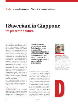 I SAVERIANI IN GIAPPONE / TRA PRESENTE E FUTURO