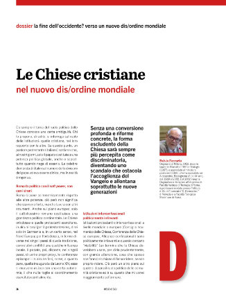 LE CHIESE CRISTIANE NEL NUOVO DIS/ORDINE MONDIALE