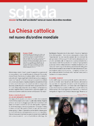 LA CHIESA CATTOLICA NEL NUOVO DIS/ORDINE MONDIALE