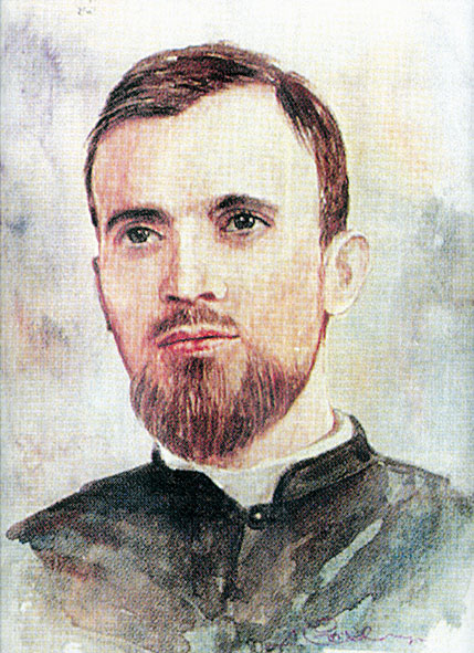 Padre Carrara (acquarello di A. Costalonga).