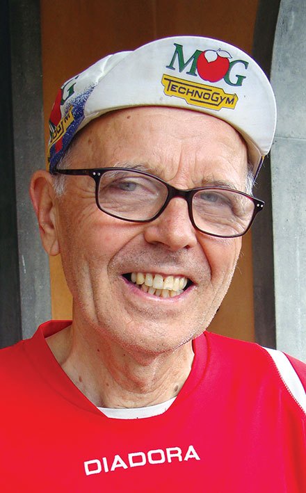 P. Giovanni Carrara... prima della sua corsa giornaliera