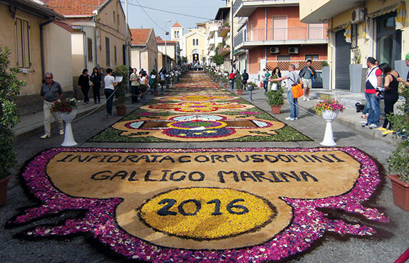 L'infiorata a Gallico Marina