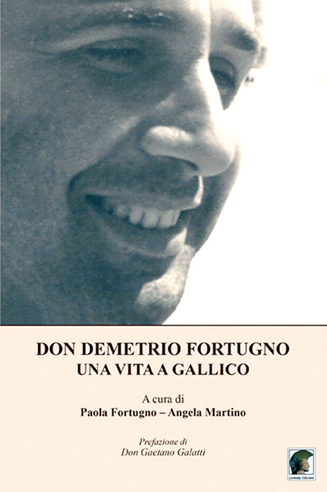 La copertina del libro ''Don Demetrio Fortugno una vita a Gallico''