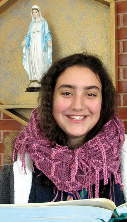 Mara Claudia, autrice del racconto e cuore scout della parrocchia ''Spirito Santo''