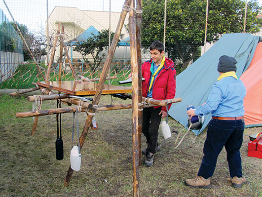 Gli scout del Gruppo AGESCI Taranto 17 della parrocchia ''Spirito Santo'' ha scelto la casa dei saveriani per il campo invernale