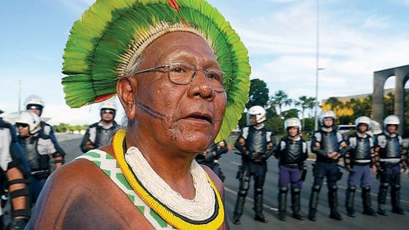 rmg capo indigeno Paulinho Paiakan Afp