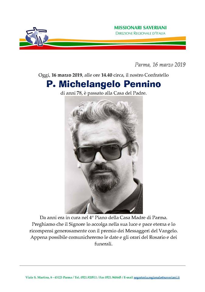 pennino annuncio morte
