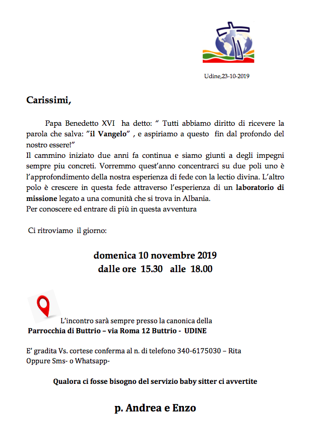 Udine laboratorio di missione 2019