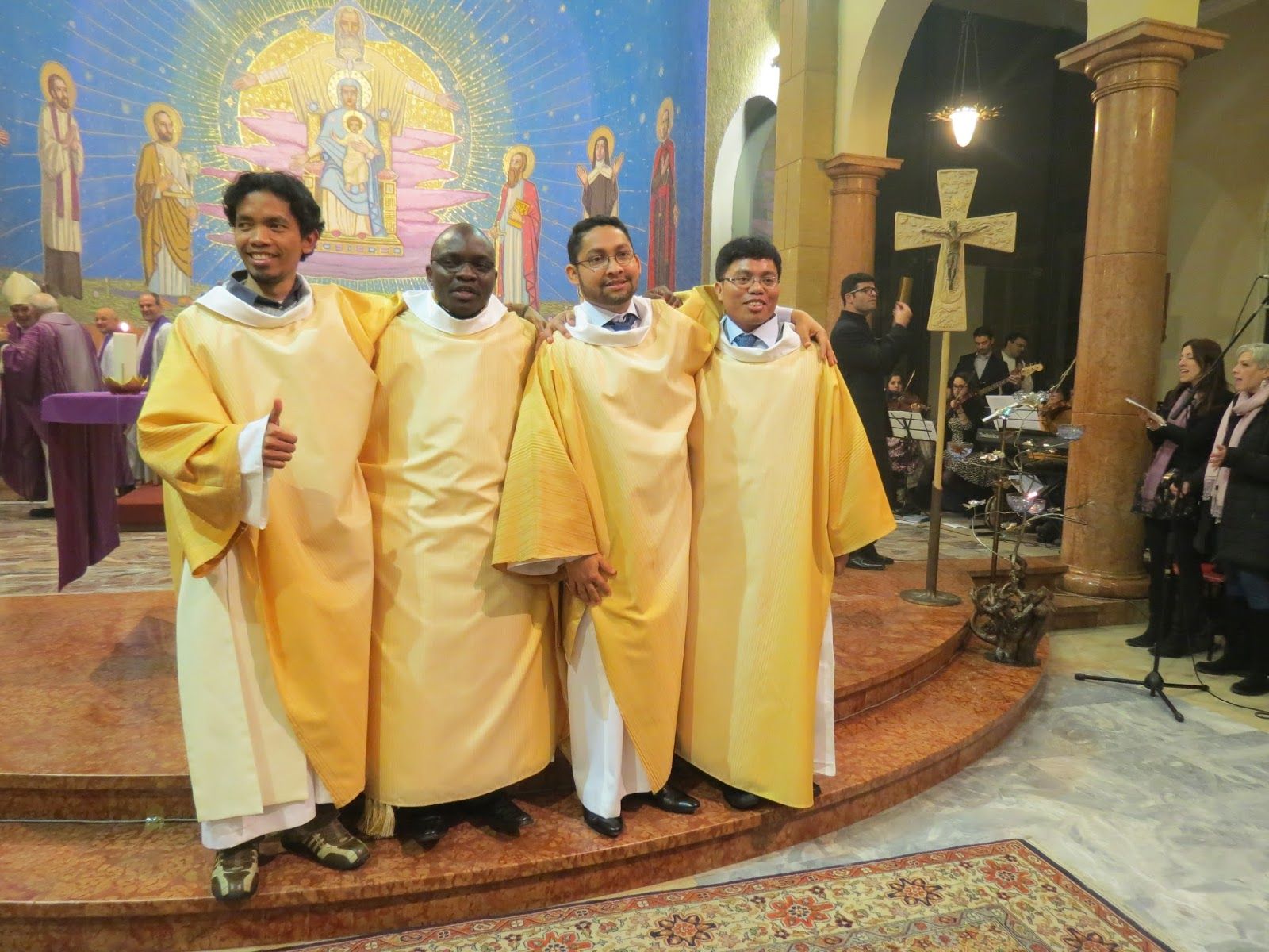 Quattro neo diaconi saveriani, Teologia di Parma